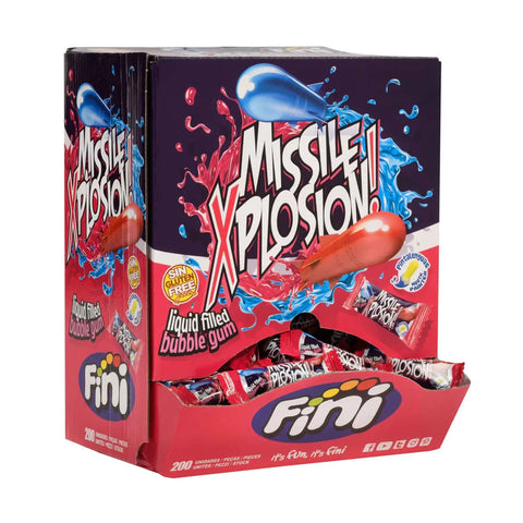 Fini Missile Xplosion Bubble Gum 200er 1kg Fini