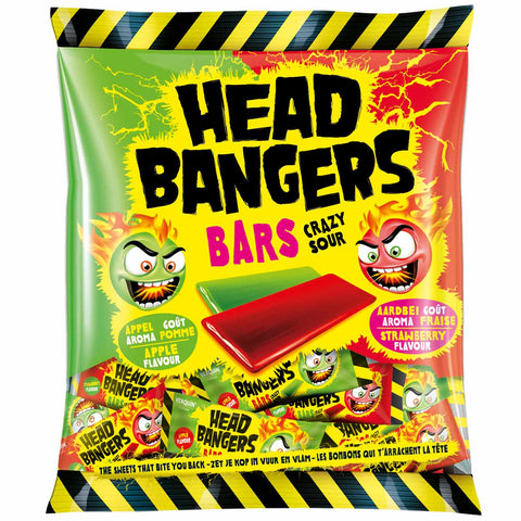 Head Bangers Crazy Sour Bars Himbeere und Cola 200g (Kopie) Sour Madness