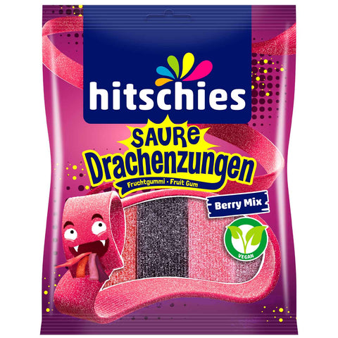 Hitschies Saure Drachenzungen Berry Mix vegan 125g Hitschies