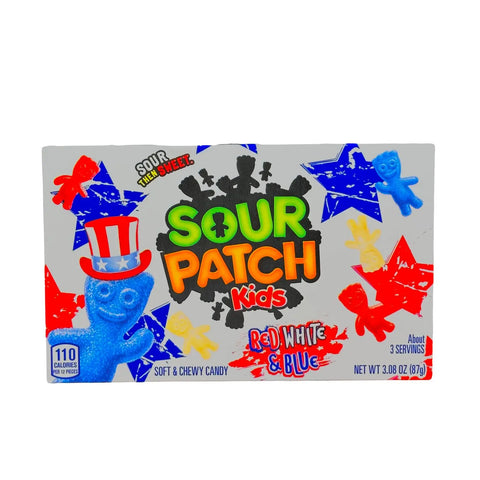 Sour Patch Kids Red White & Blue - Theaterbox Sour Patch