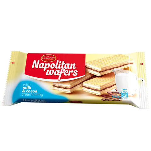 Vincinni Napolitan Wafers Milch & Kakao 160g Vincinni