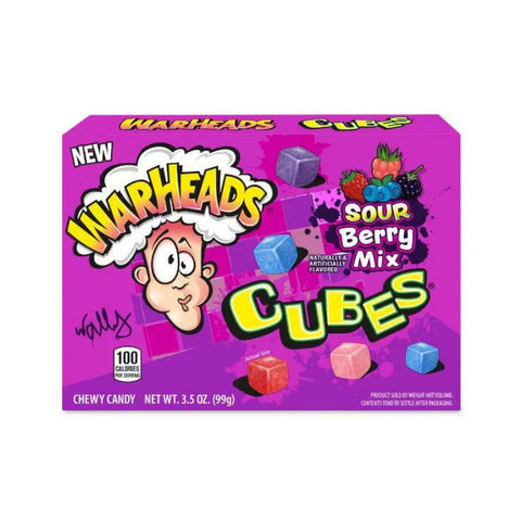 Warheads Sour Berry Mix Cubes 99g Warheads