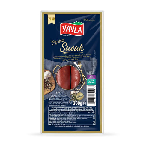 Yayla Premium Knoblauchwurst nach Türkischer Art 200g Yayla