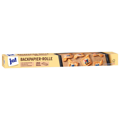 ja! Backpapier Rolle 20m ja!