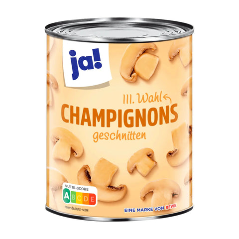 ja! Champignons dritte Wahl geschnitten 170g ja!