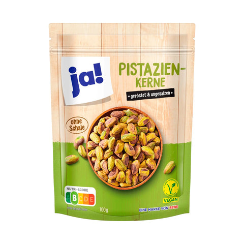 ja! Pistazienkerne geröstet & ungesalzen vegan 100g ja!